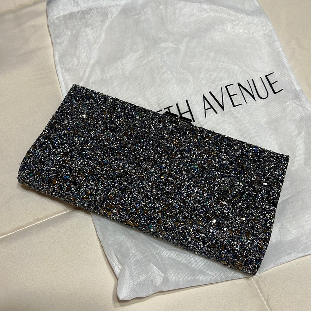 BCBGMAXAZRIA crystal clutch